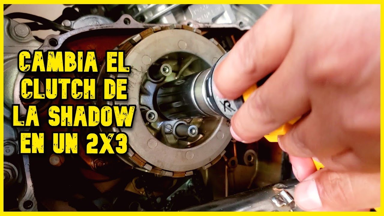 Cómo CAMBIAR del embrague Honda Shadow 750