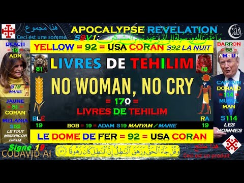 BOB MARLEY NO WOMAN NO CRY LIVRES DE TEHILIM GOG ET MAGOG 77 77 77 24062025