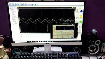 Measuring VOLTAGE and CURRENT across a CAPACITOR using OSCILLOSCOPE (RC Circuit)