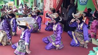 Tari kuthidheng aulia dari SDN 10 Pulau Punjung Dharmasraya,, sisi samping