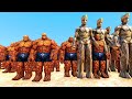 Ağaç Adam Groot vs Taş Adam Ben Grimm 😱 - Süper Kahramanlar
