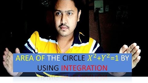 Aplication Of Integrals| Area of circle x² + y² = 1