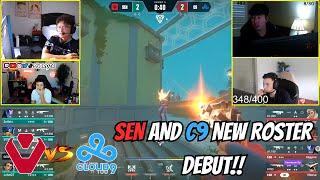 Shanks, Marved, Subroza, Crashies react to Sentinels vs Cloud 9 new roster debut