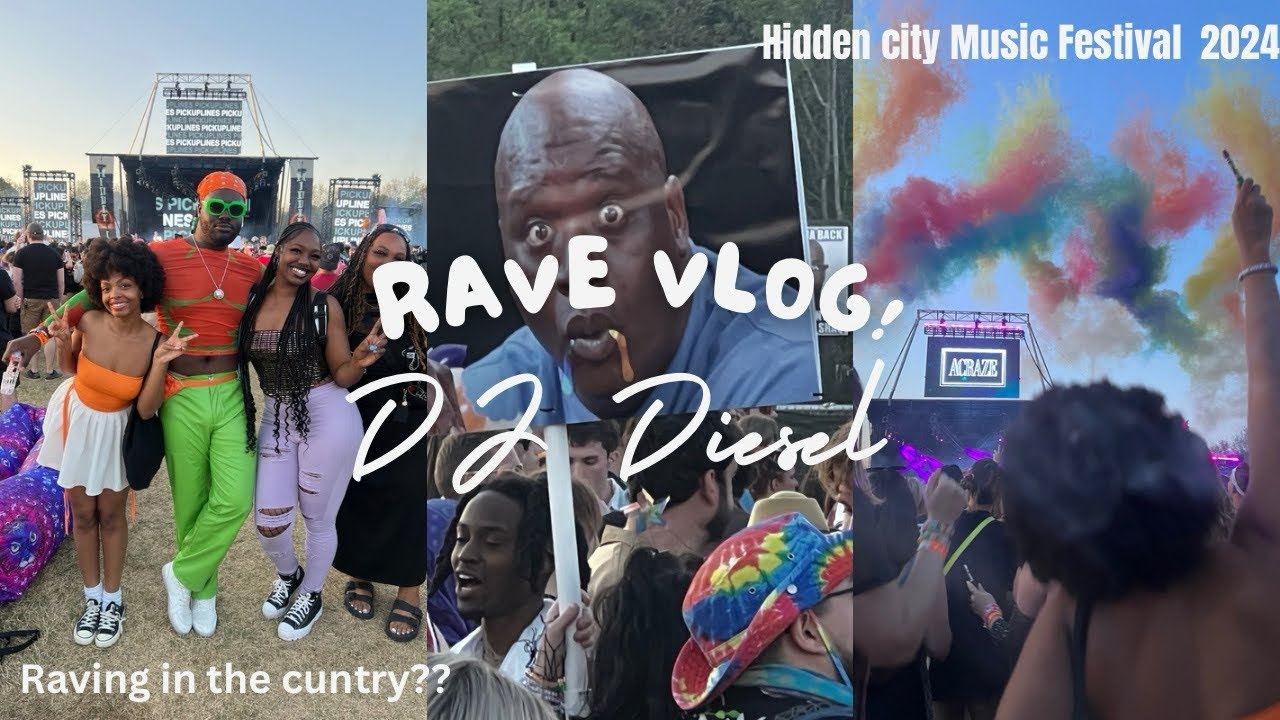 Rave Vlog👹| Hidden City Music Festival: DJ Diesel, ACRAZE, Pickuplines and MORE