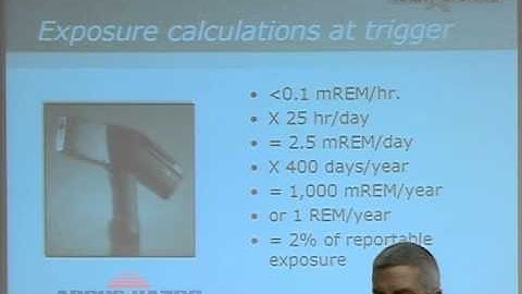 4 XRF Analyzer Typical Radiation Exposures & At-Trigger Calculations Video