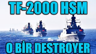 Tf-2000 Hava Savunma Muhri̇bi̇ Destroyeri̇ Tekni̇k Özelli̇kleri̇