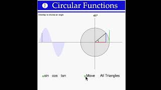 Sine and Cosine are Circular Functions #shorts