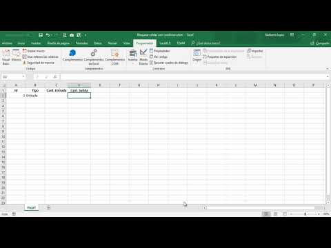 Bloquear celdas según condición en Excel
