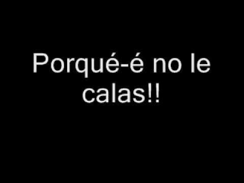 Jenny Rivera-Porque no le calas (letra)