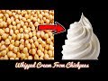 Make Whipped Cream from Chickpeas - Only 2 Ingredients (Vegan)