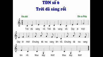 TẬP ĐỌC NHẠC SỐ 6 TRỜI ĐÃ SÁNG RỒI- DÂN CA PHÁP-LỚP 6