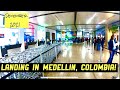 Landing in medellin colombia mde  airport taxi and showing my airbnb