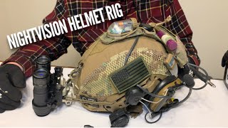 Ab Night Vision Rnvgs On Team Wendy Exfil Helmet W Peltor Comtac Ivs, S&S Strobes, Etc.