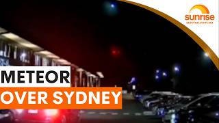 Green meteor lights up Sydney skies | Sunrise
