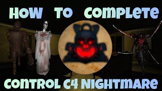 How to EASILY complete Control Chapter 4 on Nightmare difficulty! | Roblox The Mimic