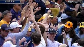 Georgia Tech CF Drew Burress hits home run vs. Oklahoma in Atlanta regional, 5/31/26