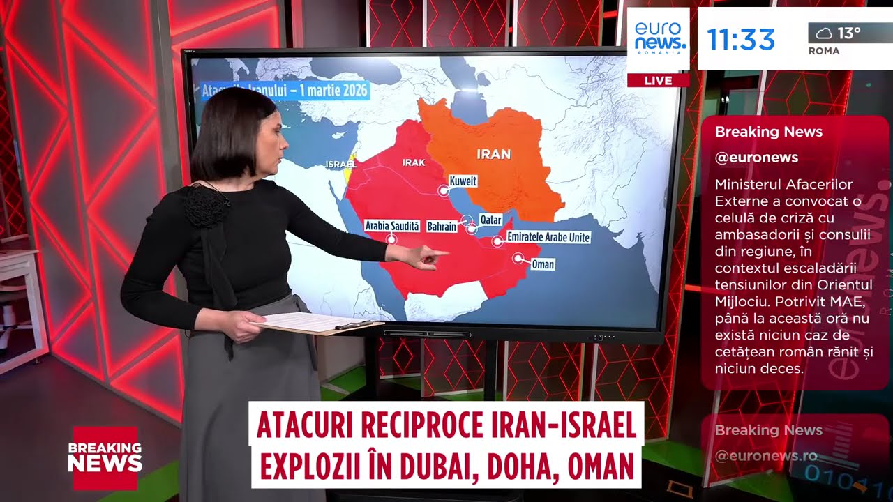 Atacuri reciproce Iran-Israel. Explozii în Dubai, Doha și Oman
