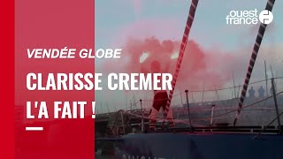 Vendée Globe : revivez l’arrivée de Clarisse Cremer aux Sables-d’Olonne