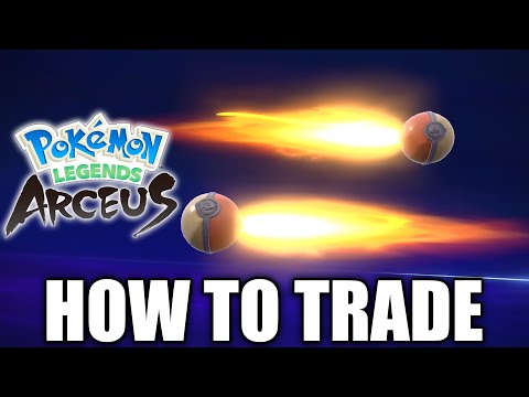 HOW TO TRADE in Pokemon Legends Arceus