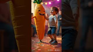 Boy Dancing With Carrots