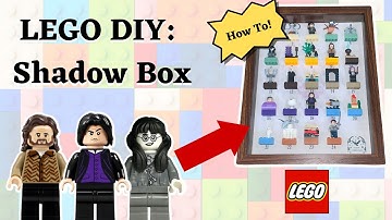 How To Make a LEGO Minifigure Display Frame (Shadow Box)