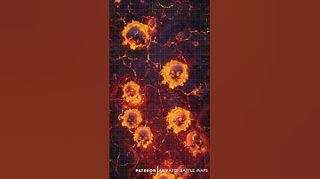 D&D | Helljaw Cavern Part 4 Grid | Animated Battle Maps