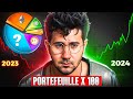 Mon portefeuille crypto 2024  x 100 avec ces crypto 