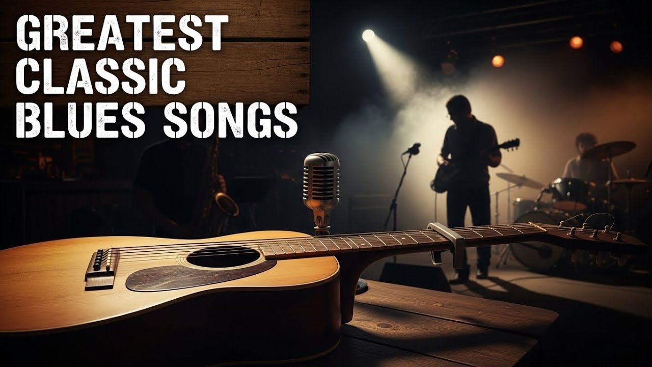 Leslie West • Gary Moore • Sarah Vaughan • Peter Green – Slow Blues Guitar with Pure Feeling