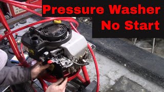 Briggs Pressure Washer No Start