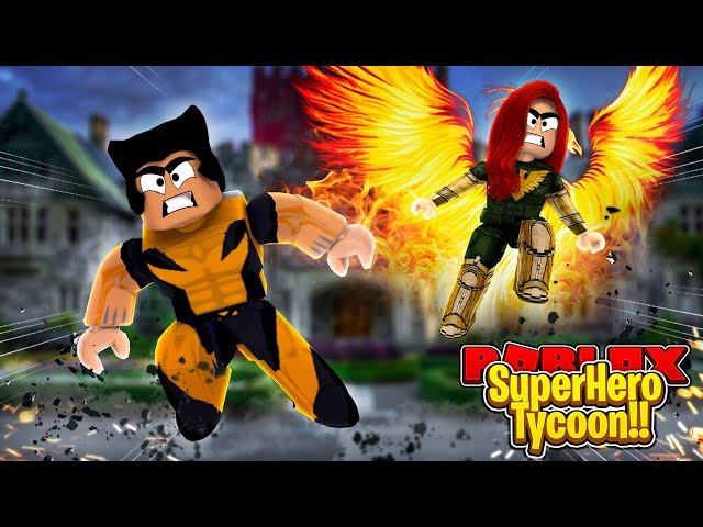 Roblox Wolverine In 2 Player Superhero Tycoon Youtube - roblox adventure ropo is starfire from teen titans youtube