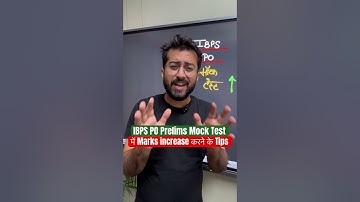 Tips to increase Marks in IBPS PO Prelim || Aashish Arora