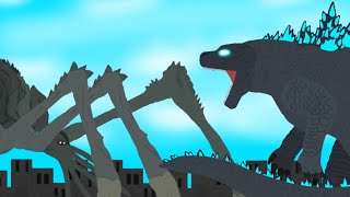 Godzilla vs Scylla [ Godzilla x Kong The New Empire ] part 1 animation - Drago Monsterverse