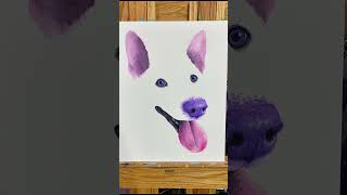 My CUTE corgi painting ... lots of personality 🐶🎨