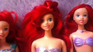 My barbie collection part 3 mermaids!
