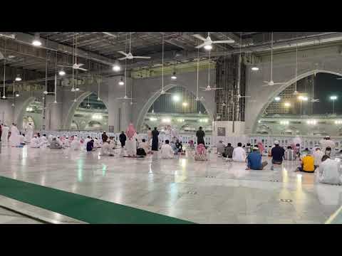 أذان الفجر الثاني من المسجد الحرام 14 ذو القعدة 1442 الشيخ المؤذن محمد المغربي