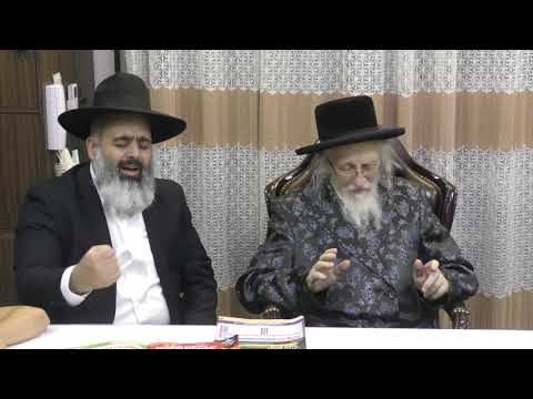 הרב אילן גוזל בבית כ"ק האדמו"ר מקליוולנד שליט"א בביקור חג עם ילדי שגיא ויעקב