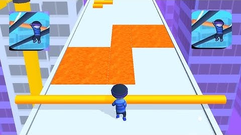 Roof Rails - All Levels Gameplay Android iOS Level (421-430) Walkthrough #42