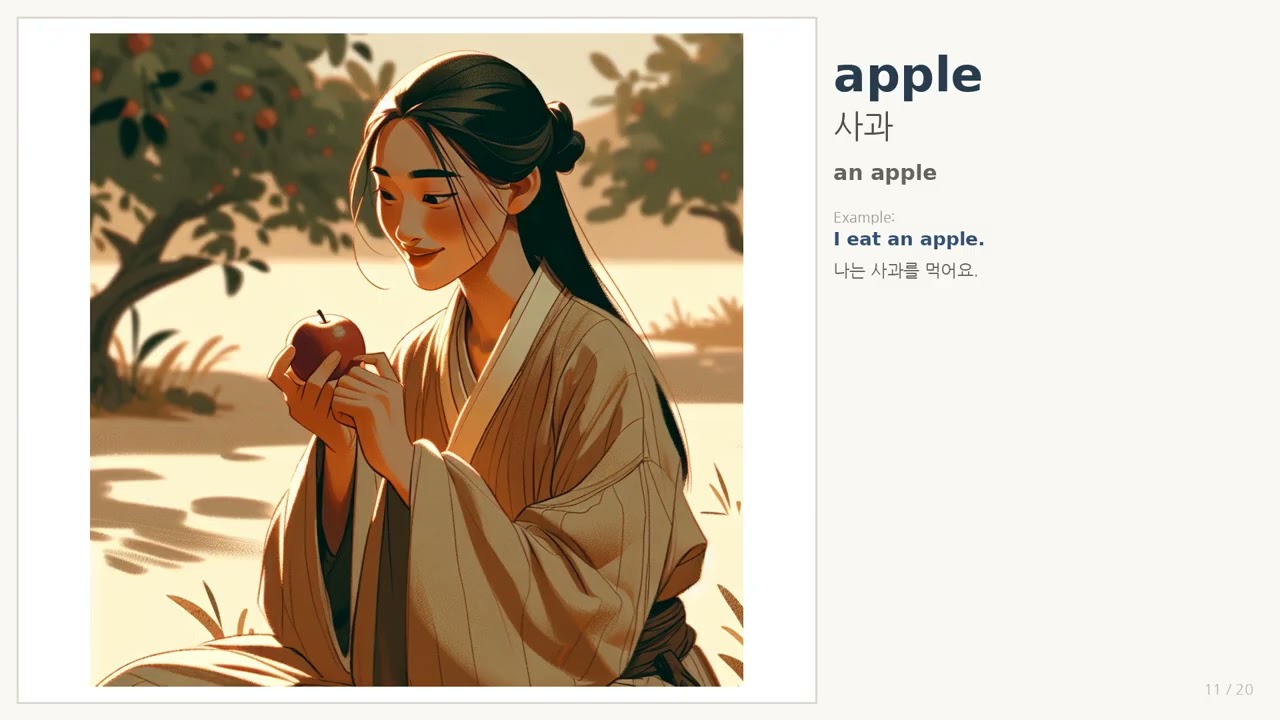 초등 단어  Day 1