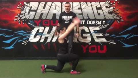 Forward Lunge with Overhead Reach