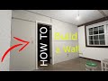 How to build a Partition Wall & add EXTRA room to your home -  DIY