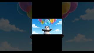 Panda Pops a Bubble Cloud! | Funny Baby Cartoon for Kids