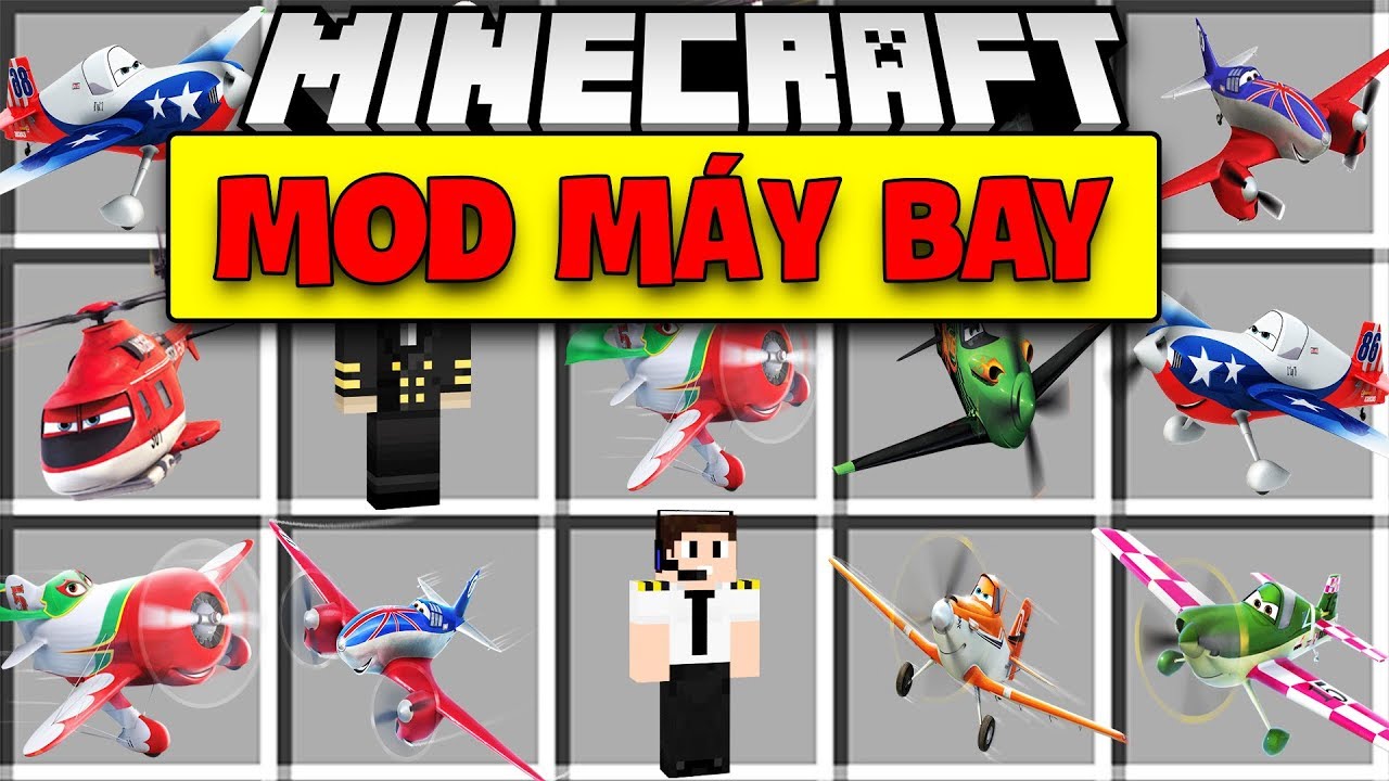 MINECRAFT MOD MÁY BAY PHẢN LỰC CÓ THỂ BẮN TÊN LỬA CỰC MẠNH TRONG MCPE ...