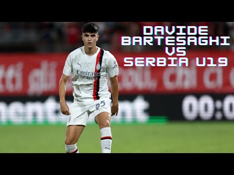 Davide Bartesaghi Italy U19 Vs Serbia U19