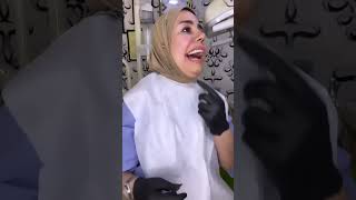 طبيبة أسنان مصرية تخلع ضرس العقل الخاص بها في ٥٠ ثانية 😃🌹