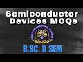 Semiconductor Devices MCQs | Most Important Questions with Answers | GJU | MJPRU |
