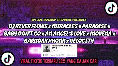 DJ RIVER FLOWS X MIRACLES X PARADISE X BABY DON’T GO | VIRAL TIKTOK TERBARU 2025 YANG KALIAN CARI !