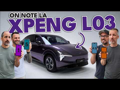 Miniature : On NOTE la XPENG L03 avec @TESLAGeek  et @weelyke_  !