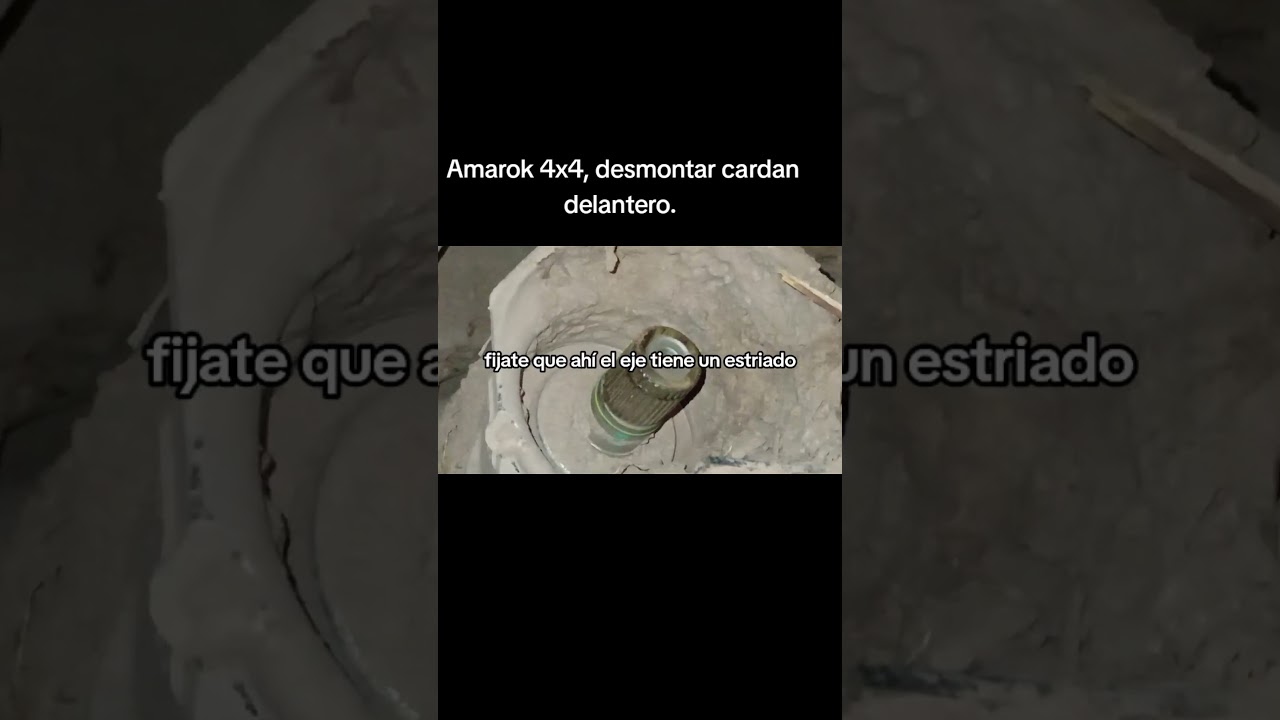 Amarok 4x4, disassemble front driveshaft. - YouTube