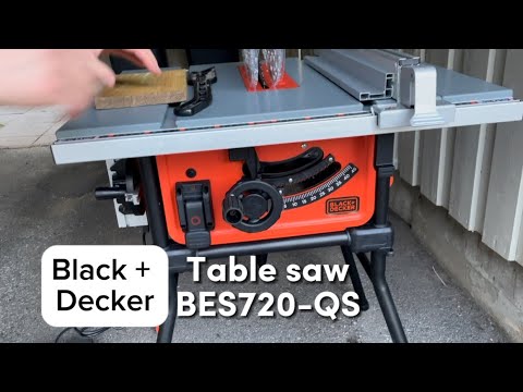 📌 Unpacking and review table saw BLACK+DECKER BES720 