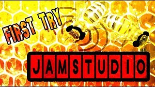 Jamming with JamStudio - creating music online [with my bf]